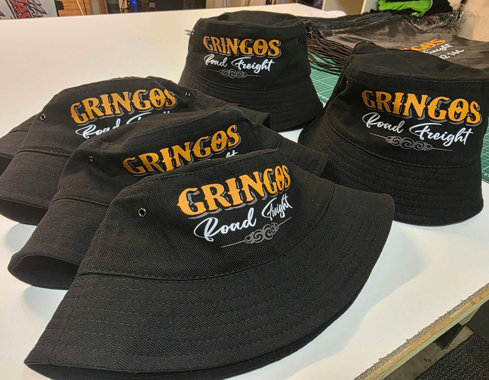 Caps & Hats — custom printing by Vivid Kustom Designs, Ipswich